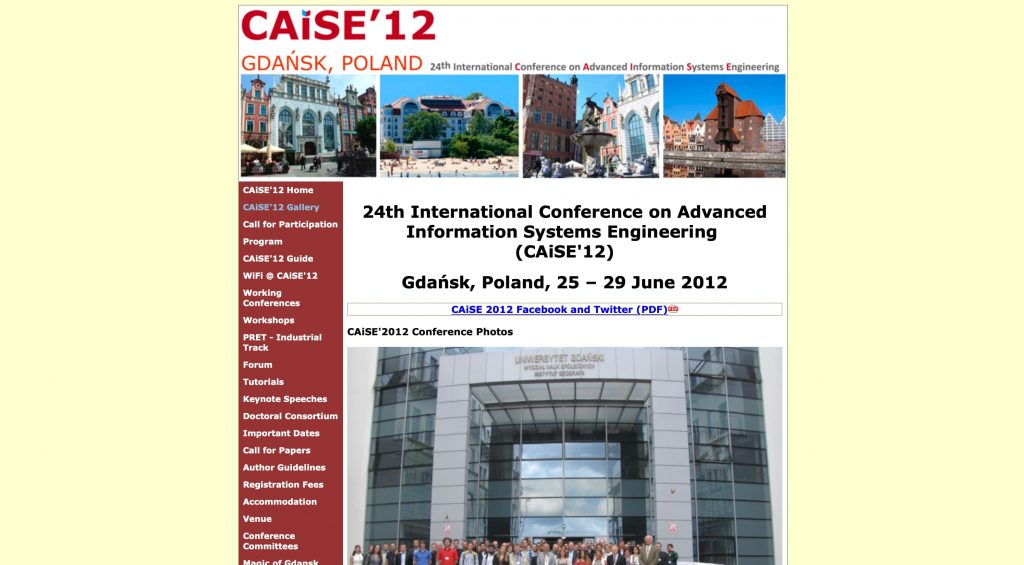 CAiSE2012